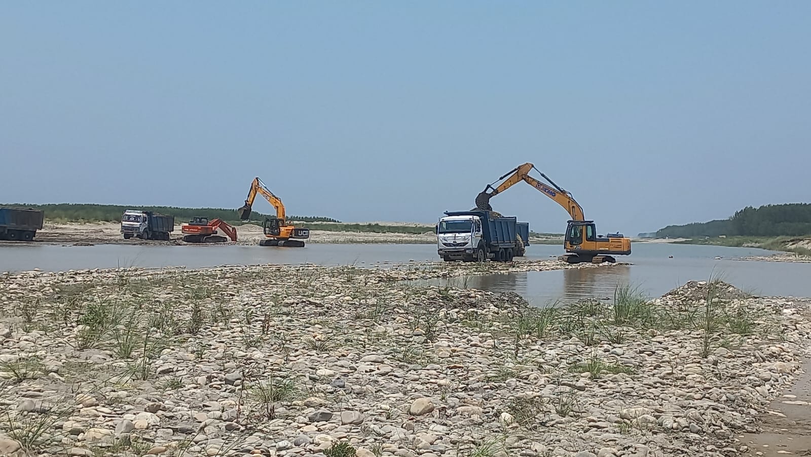 Illegal Mining in Saharanpur 