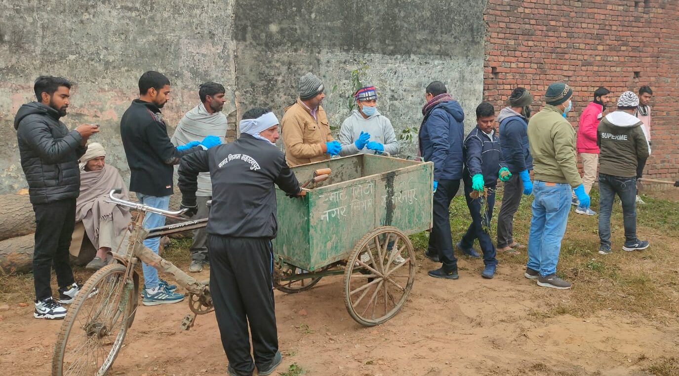 Temples Cleaning Before Pran Prtishtha