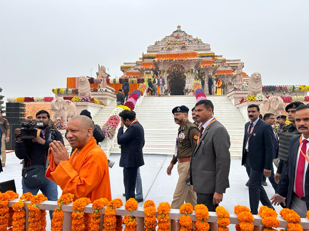 CM Yogi Gave His First Reaction After Consecration