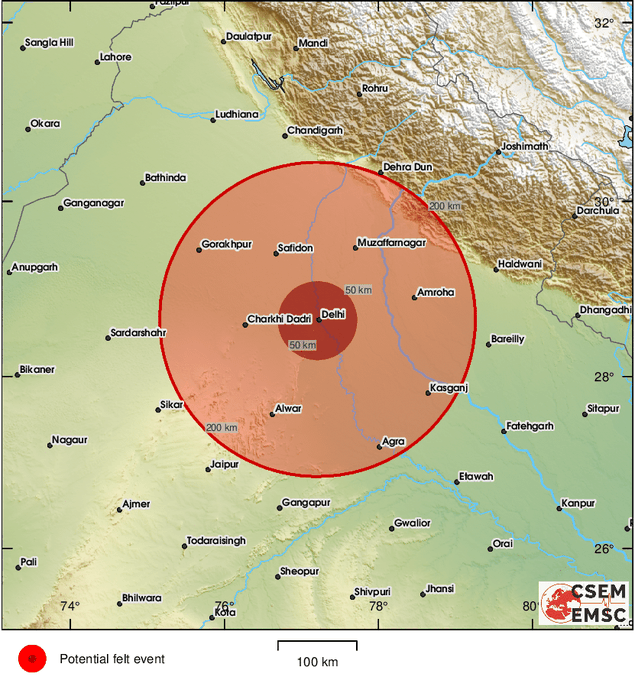 Delhi Earthquake