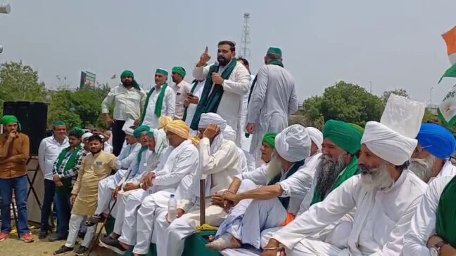 Opposition to Tikait in Jan Akrosh Yatra against terrorism