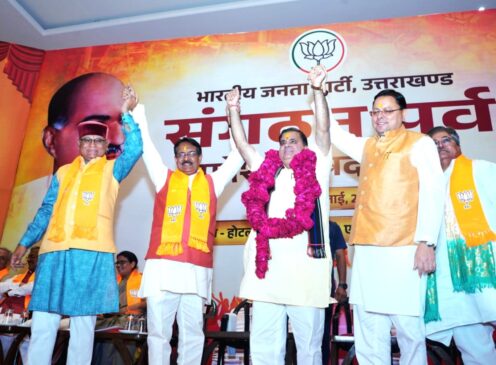 After Mahendra Bhatt's coronation Uttrakhand BJP