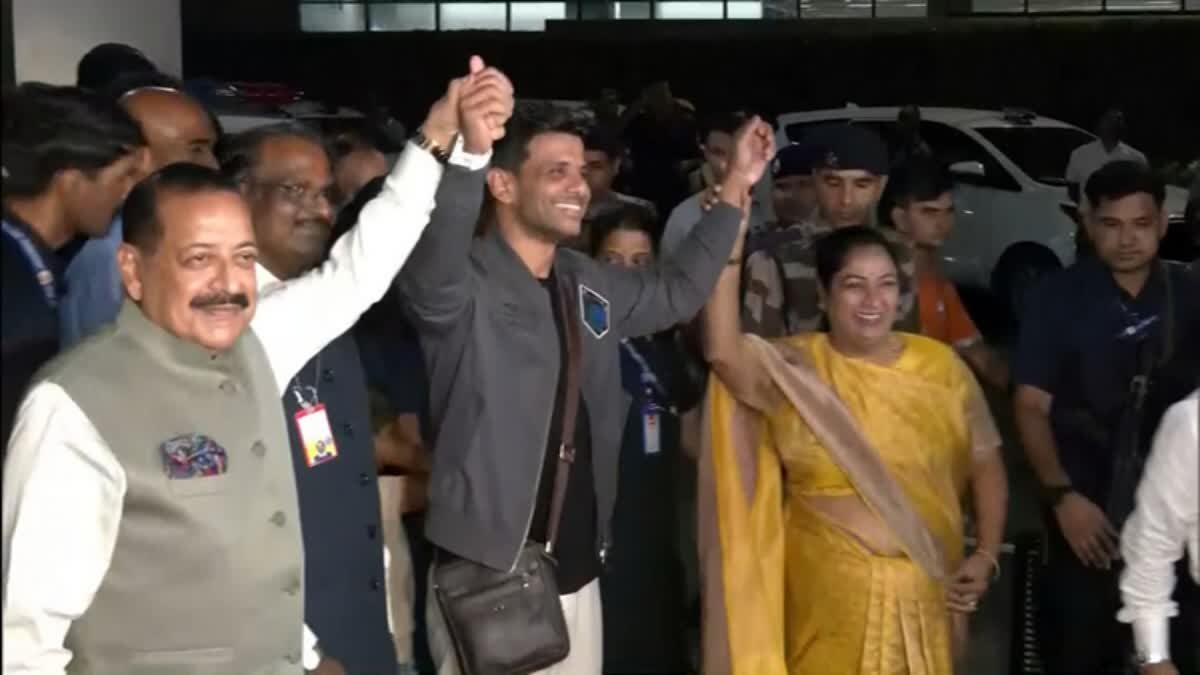Shubhanshu Shukla returned India