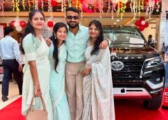 Cricketer Akashdeep bought a new Fortuner car, Dealer delivered the car without registration number, Cricketer Akashdeep News
