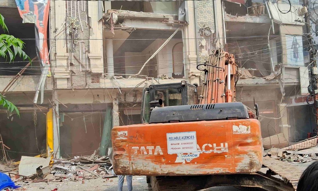 Buldozer Action In Meerut