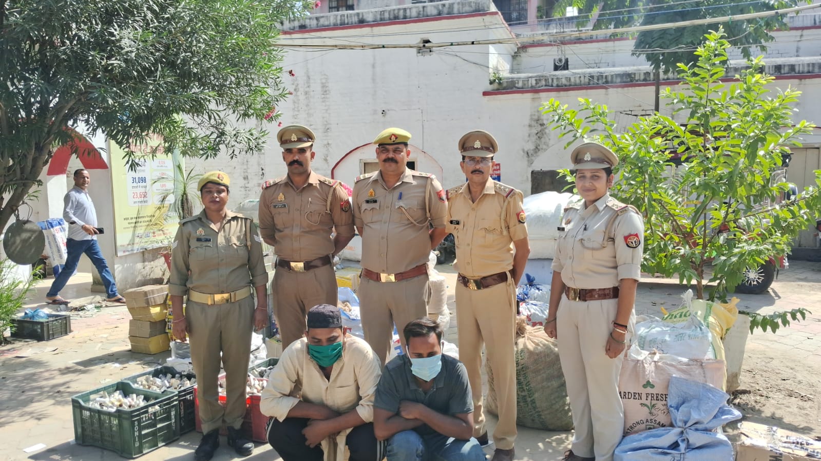 Busts illegal firecracker factory in Saharanpur