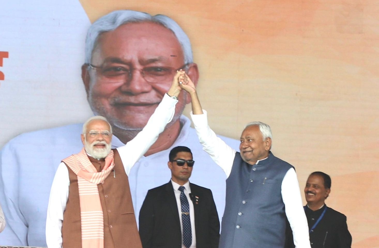 Nitish Kumar took oath as Bihar's Chief Minister for a record 10th time