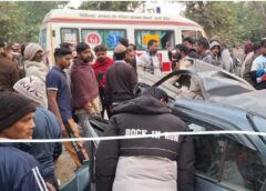 A car collided with a tree in Saharanpur, Resulting in the tragic death of four people.