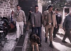A human bomb threat was sent to the Nainital District Court, Threats were also made in Tehri and Rudraprayag, Bomb disposal squads and dog squads searched the courts.