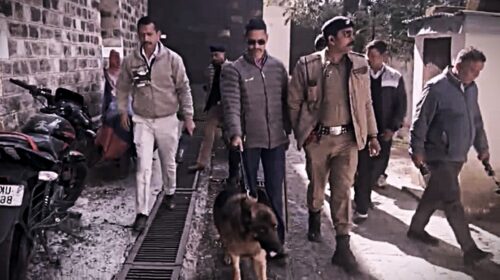 A human bomb threat was sent to the Nainital District Court, Threats were also made in Tehri and Rudraprayag, Bomb disposal squads and dog squads searched the courts.