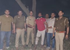 पुलिस और बदमाशों के बीच फायरिंग हुई, जिसमें एक वॉन्टेड बदमाश घायल हो गया