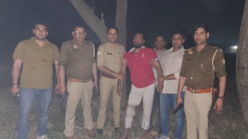 Gunfire erupts between police and criminals with a wanted criminal injured in the encounter.