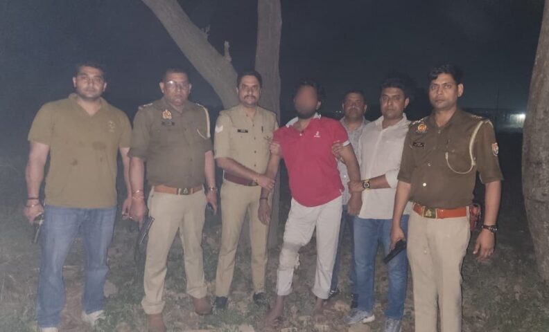 Gunfire erupts between police and criminals with a wanted criminal injured in the encounter.