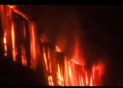 A massive fire at a banquet hall caused losses worth lakhs, Averting a major tragedy during the wedding season.