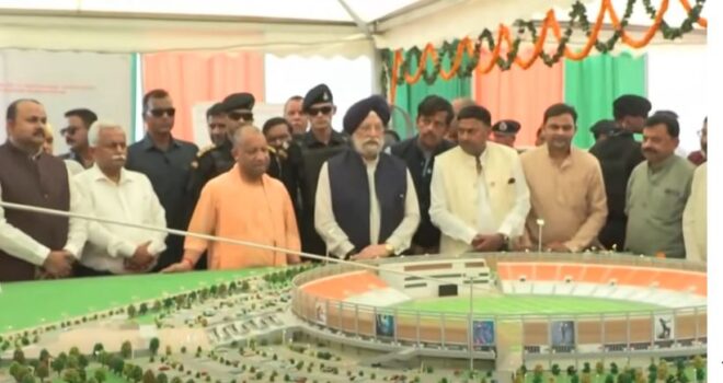 Gorakhpur receives a major gift, CM Yogi lays the foundation stone for a ₹393 crore international cricket stadium
