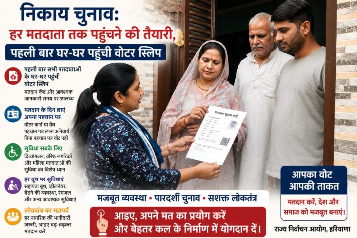 Municipal elections, Preparations underway to reach every voter, Voter slips delivered to every household for the first time