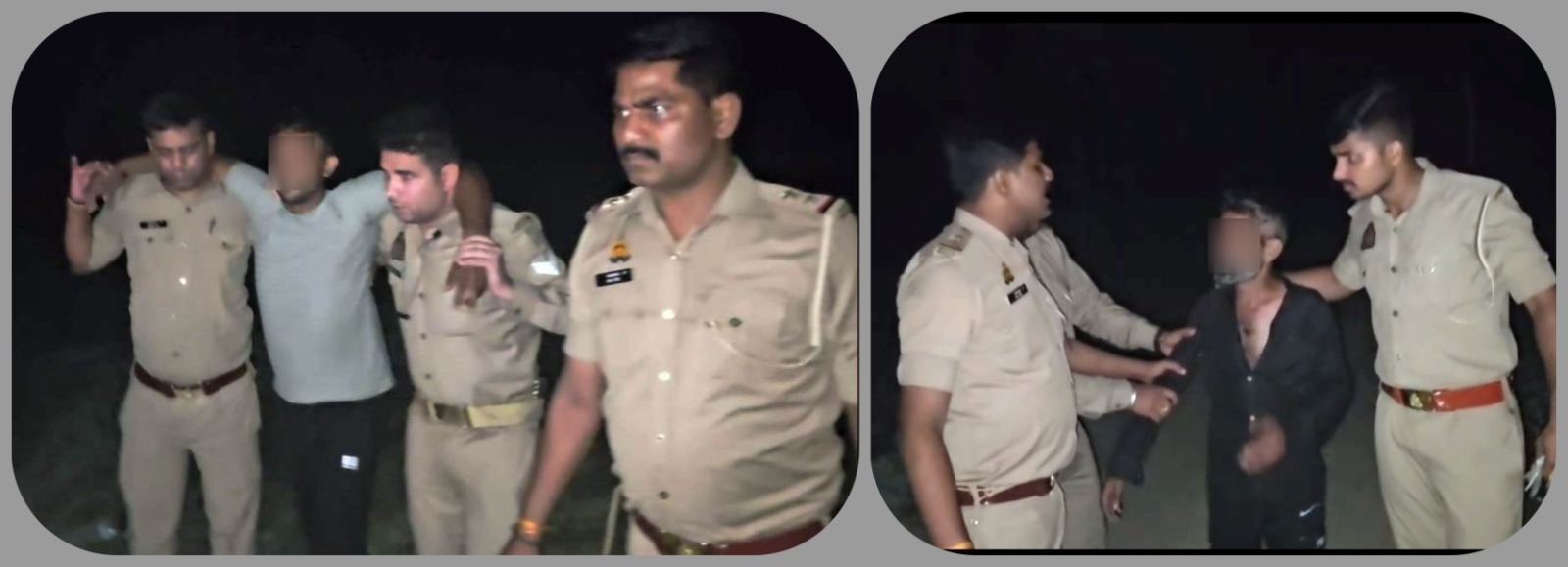 Gunfire erupts between police and criminals, Criminal carrying a reward of 25000 rupees arrested in encounter