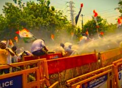 Congress protests in Kurukshetra over NEET paper leak, Water cannons used on party workers trying to surround CM's residence