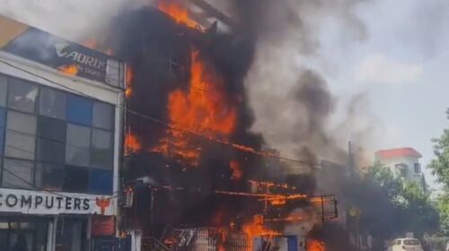 LDA takes action after Aliganj fire, Issues notice to building owner, Demolition action will be taken if no response is received within 15 days