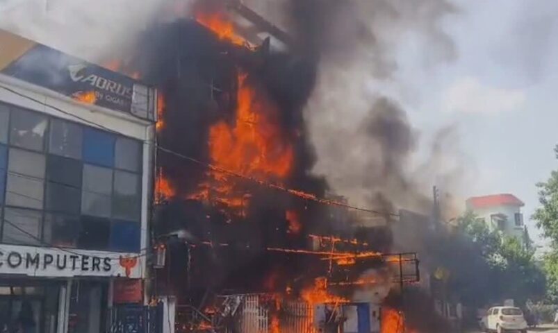 LDA takes action after Aliganj fire, Issues notice to building owner, Demolition action will be taken if no response is received within 15 days