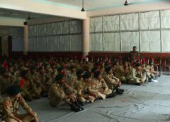 NCC ट्रेनिंग कैंप में कैडेट्स को अनुशासन और पर्सनैलिटी डेवलपमेंट का संदेश दिया गया