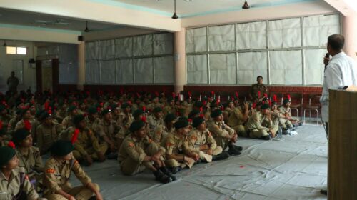 NCC ट्रेनिंग कैंप में कैडेट्स को अनुशासन और पर्सनैलिटी डेवलपमेंट का संदेश दिया गया