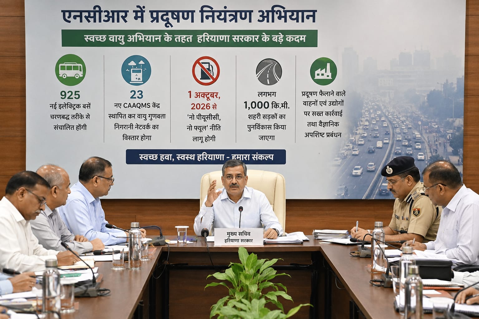Strict action against pollution in the NCR, Haryana government has prepared a major action plan.