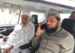 जौहर यूनिवर्सिटी पहुंचे सांसद मोहिबुल्लाह नदवी, नहीं खुला गेट; बोले—कानूनी प्रक्रिया के कारण नहीं मिली अनुमति