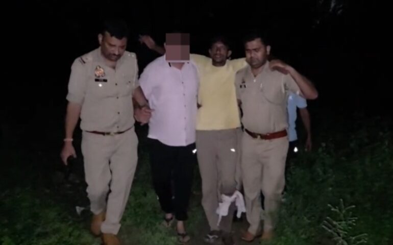 Police encounter in Saharanpur, Accused preparing to slaughter a cow was shot in the leg