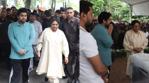 Mayawati paid tribute to the late MLA