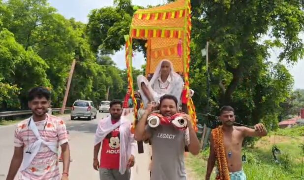 Saharanpur's Unique Kanwar Yatra, Kanwar Yatra 2026, Saharanpur News, 100-Year-Old Grandmother's Kanwar Yatra, Kanwar Yatra 2026,