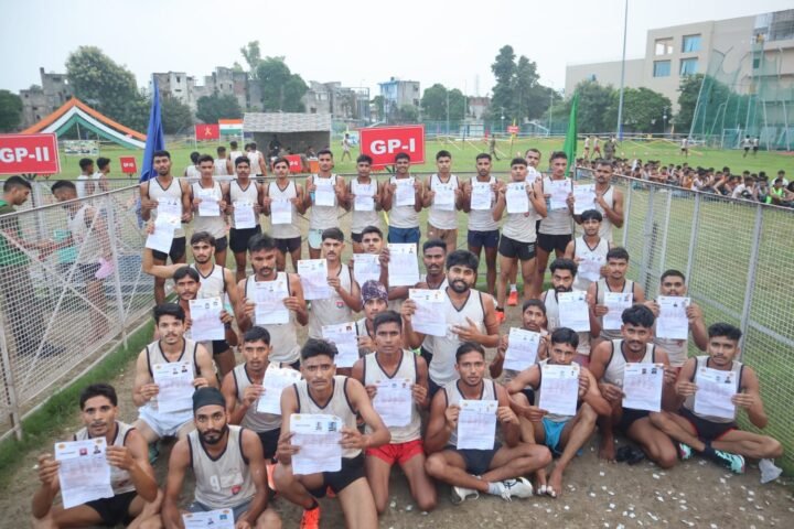 सहारनपुर में अग्निवीर भर्ती रैली का 15वां दिन, 1,055 में से 842 कैंडिडेट ने दौड़ जीती