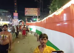 सहारनपुर में 121 फीट लंबी तिरंगा कांवड़ बनी आकर्षण का केंद्र