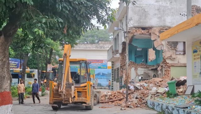 Mosque demolished on court orders