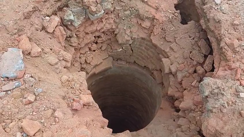 ASI Inspects Well in Saharanpur