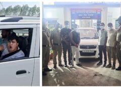 Drunken youths found in a car
