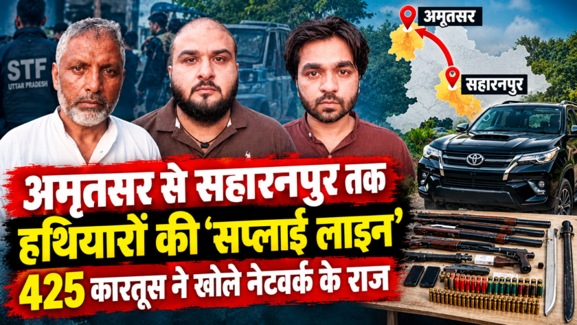 अमृतसर से सहारनपुर तक हथियारों की ‘सप्लाई लाइन’ 425 कारतूस ने खोले नेटवर्क के राज