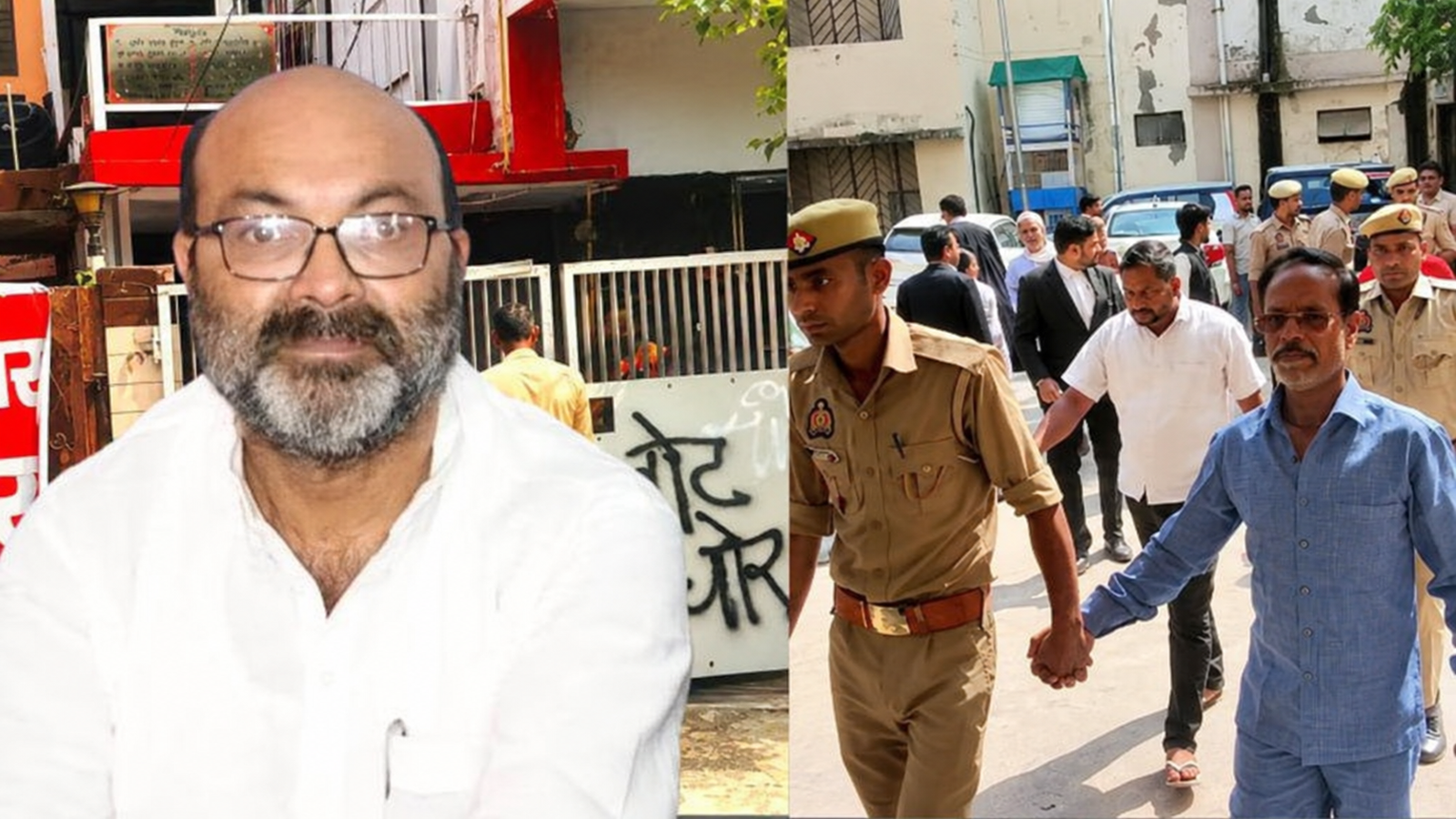 Agra News, Agra Residence Protest Case, Ajay Kumar Lallu, Uttar Pradesh Congress Committee, Agra Residence Protest Case,