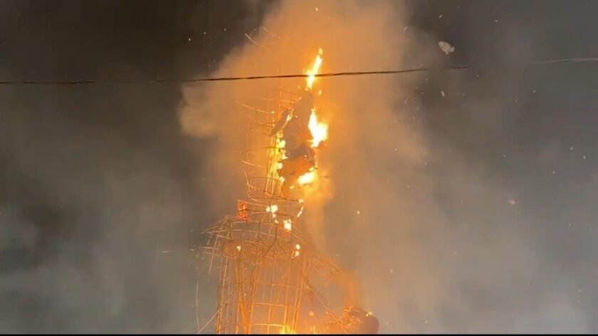 uttar-pradesh-saharanpur-ravan-dahan-imran-masood-dussehra